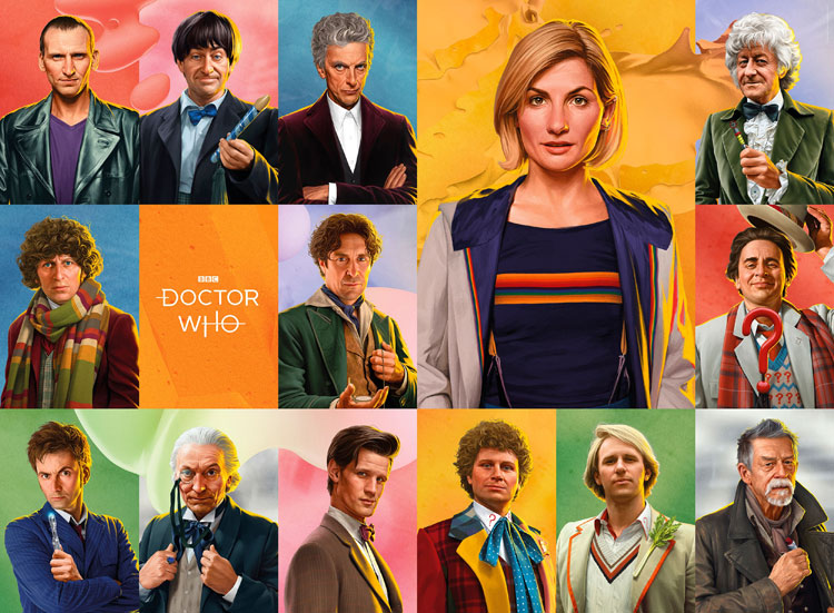 New Portraits of all Thirteen Doctors Revealed – The Doctor Who Site News